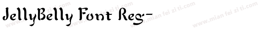 JellyBelly Font Reg字体转换